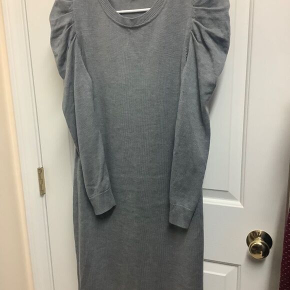 Calvin Klein grey sweater dress medium - Picture 5 of 5